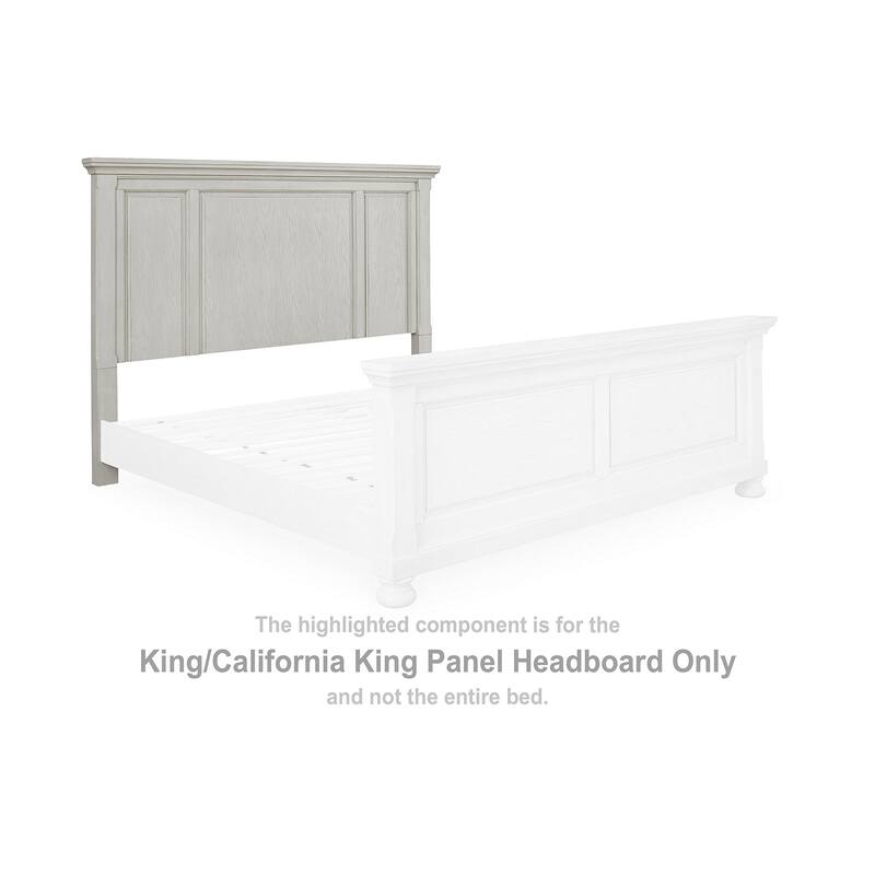 Signature Design by Ashley Robbinsdale Antique White Panel Headboard - Queen
