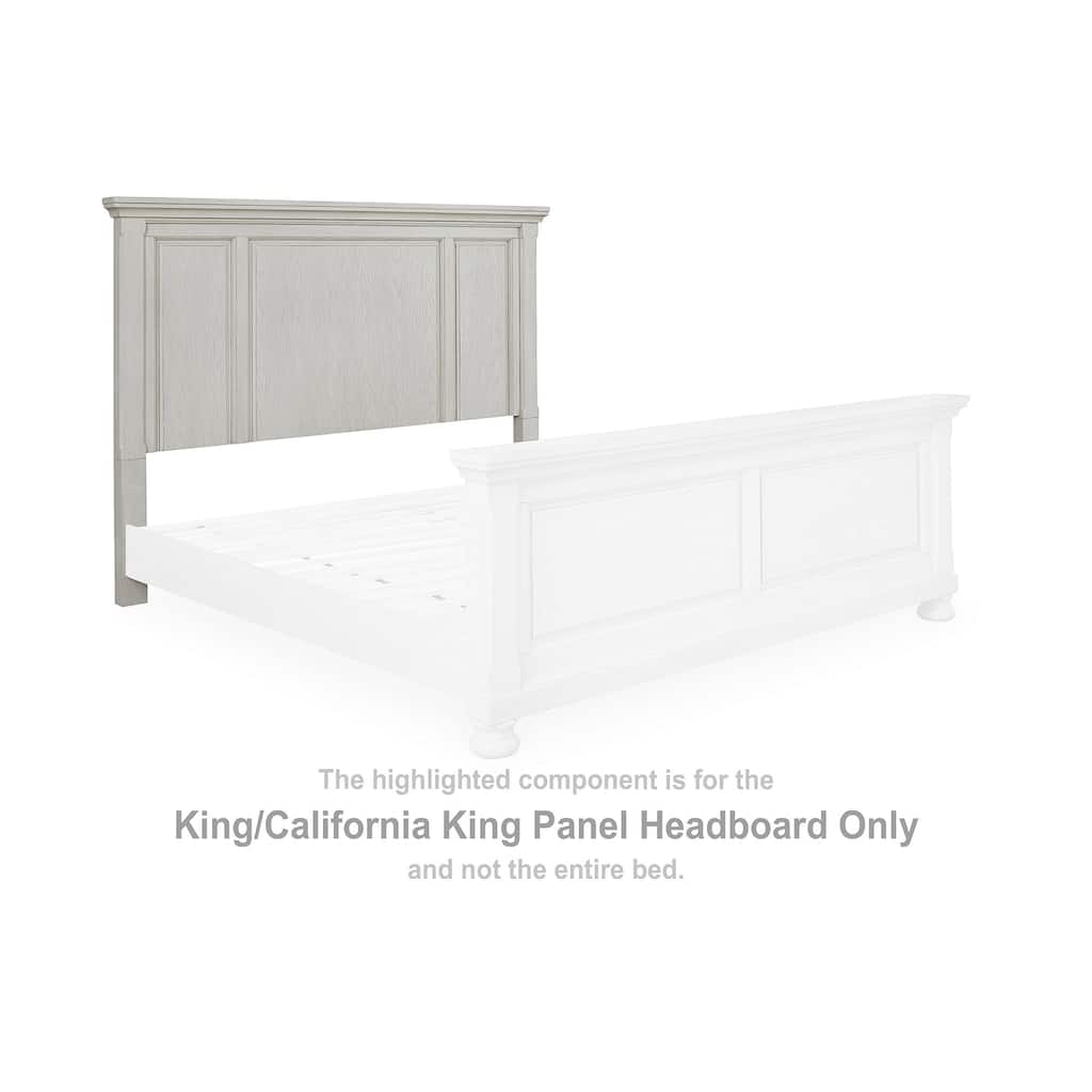 Signature Design by Ashley Robbinsdale Antique White Panel Headboard