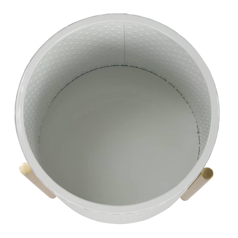 Gianna Modern White Planters (Set of 2)