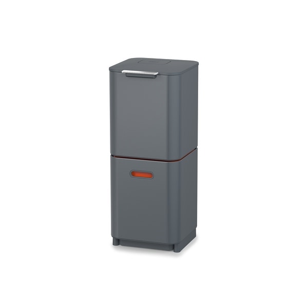 Joseph Joseph Totem Compact 40L Dual Trash Can and Recycle Bin (8