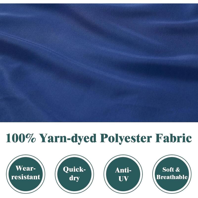 14 Pack Patio Cushion Covers, 100% Polyester Fabric Cushions Slipcover Replacement w/Zipper, Fit for Rattan Sectional Sofa Set