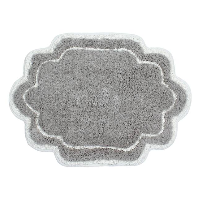 Home Weavers Allure Collection Absorbent Cotton, Machine Washable and Dry Bath Rugs