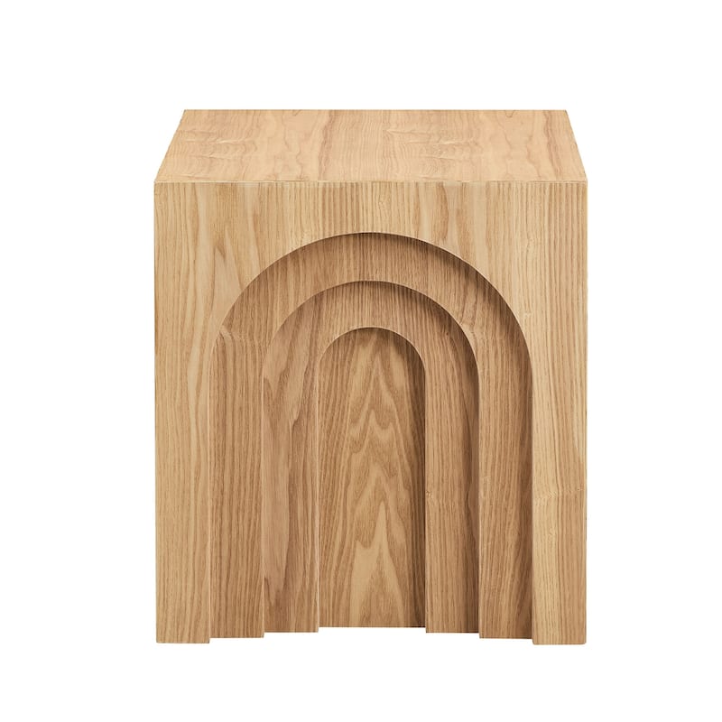 15.74'' Square Side Table Small Coffee Table Accent Table Bedside Table for Living Room Bedroom
