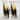Designart "Gold And Black Soft Wave Fusion I" Abstract Shapes Curtain - Blackout Abstract Curtain - 1 Panel