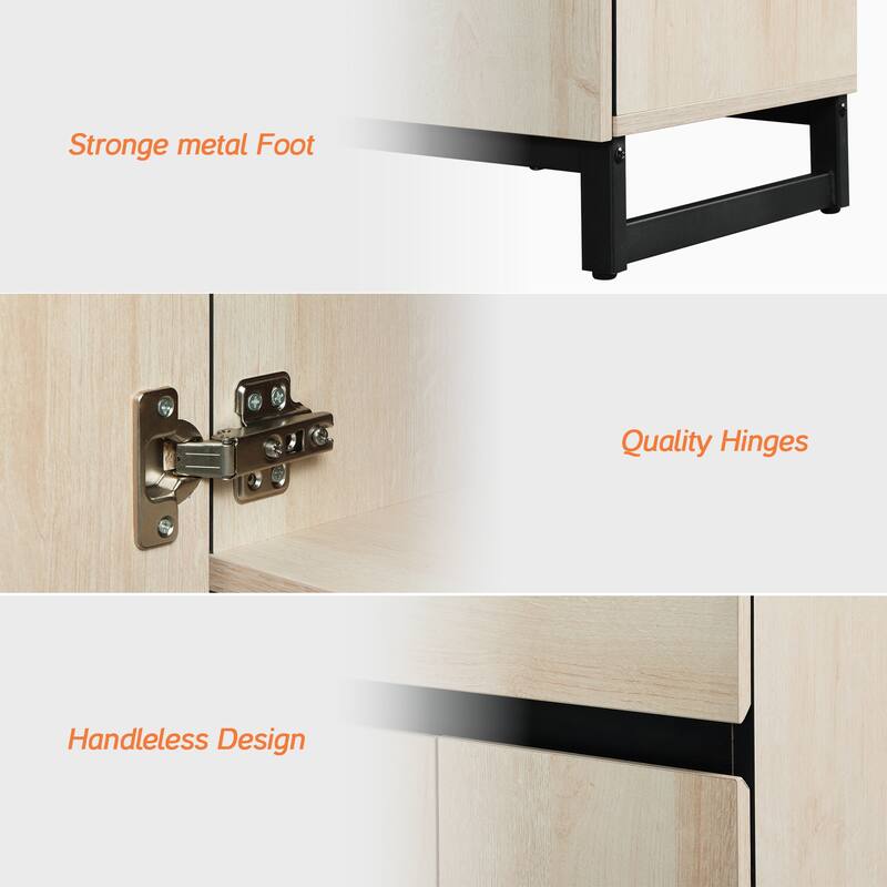 WAMPAT Dresser and Nightstand Set of 3