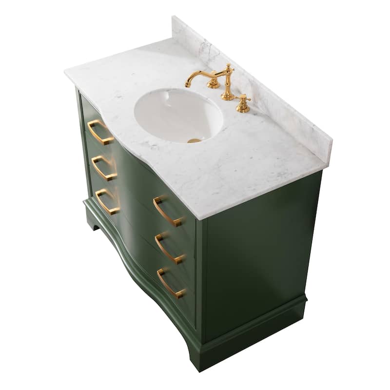 Sudio Design Monroe 42" Bathroom Vanity - 42" Single Sink