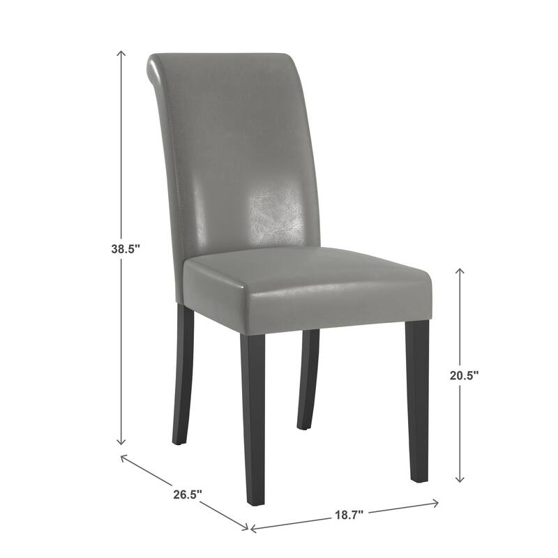 Wilmington 60" Black Finish Dining Set by iNSPIRE Q Classic