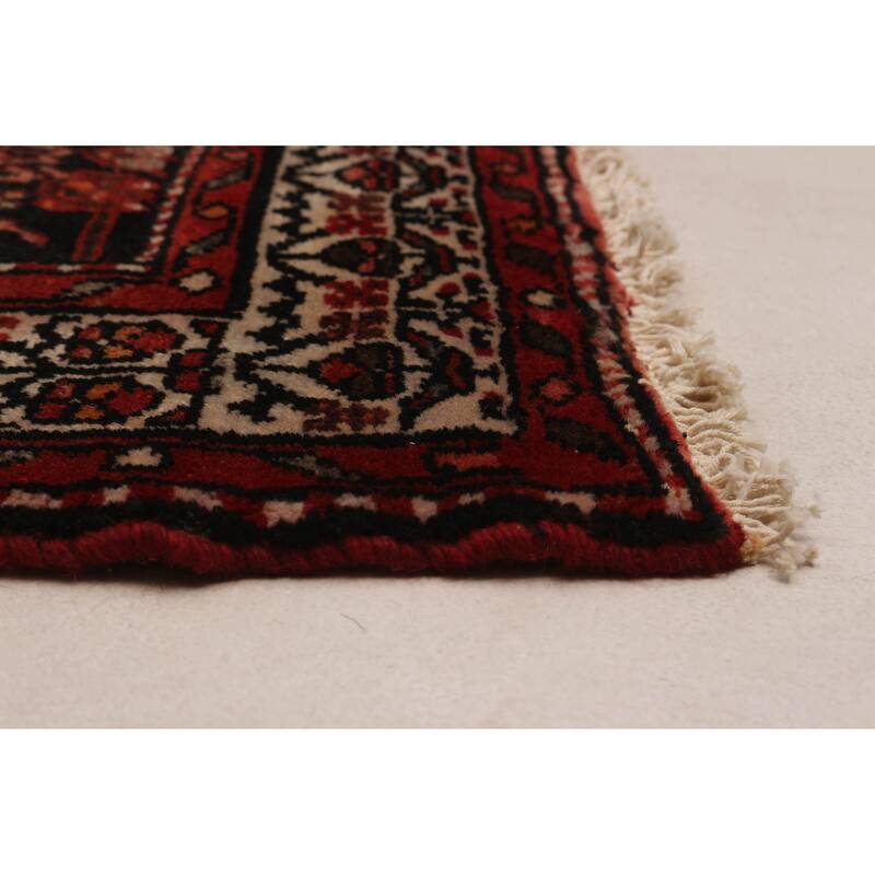 ECARPETGALLERY Hand-knotted Andelz Black Wool Rug - 3'7 x 12'10