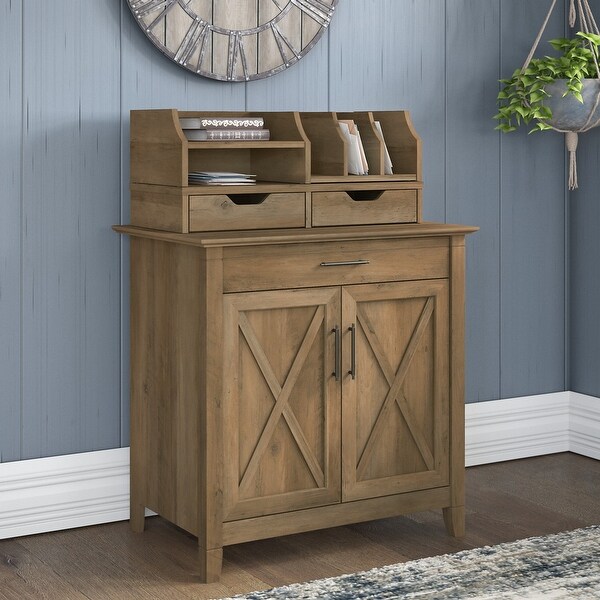Bush furniture key west secretary desk sale