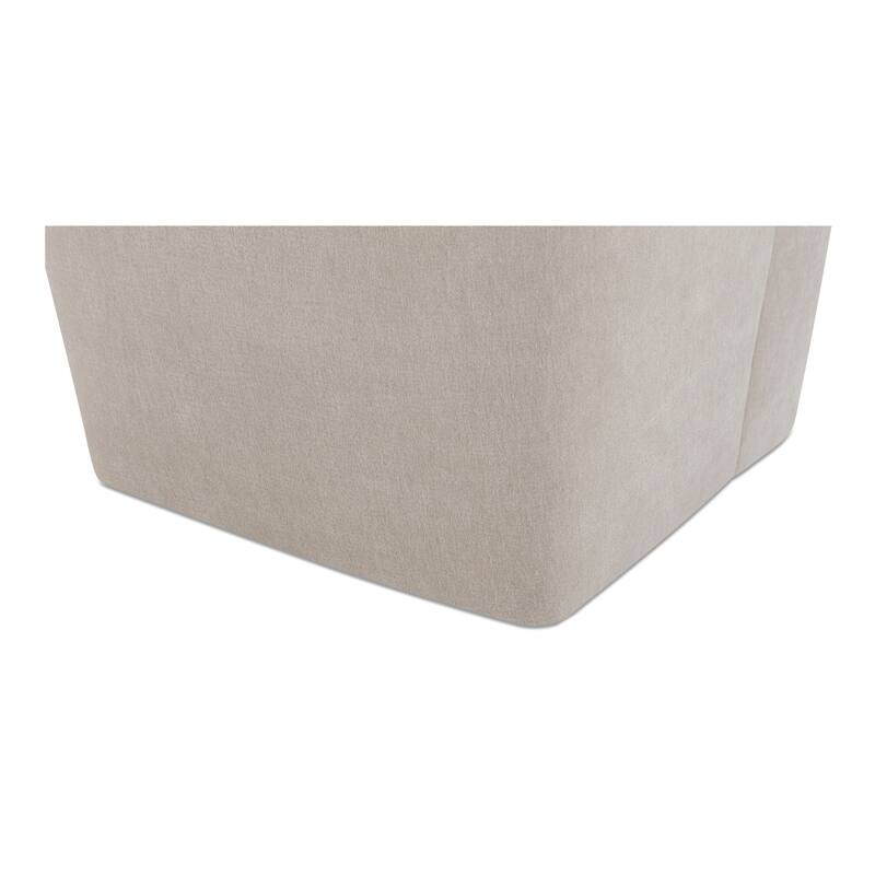 NADAAL STUDIOS Zadie Rolling Dining Chair, 360° Swivel, Polyester Upholstery, High-Density Foam Cushioning, Cream