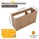 preview thumbnail 3 of 24, Beingnext 24"/30"/48" Freestanding Bathroom Vanity Cabinet with Soft Close Doors and 1 Adjustable Shelf (Without Sink)