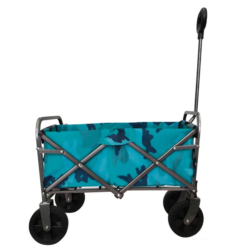 Collapsible Beach Trolley Cart Camping Folding Wagon