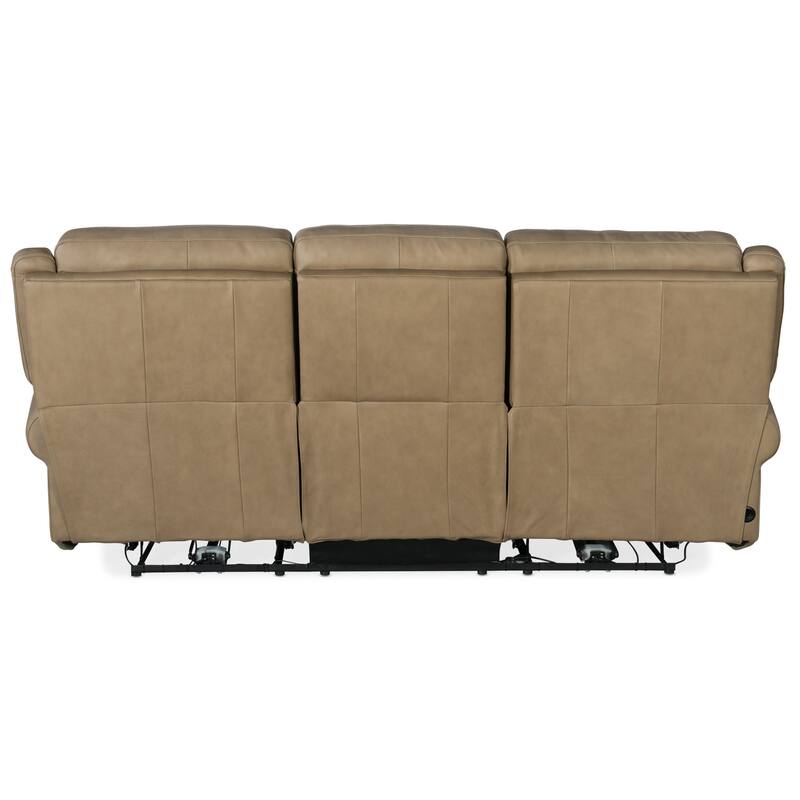 Hooker Furniture SS103-PHZ3-OBERON-POWER-SOFA Oberon 89" Wide Leather