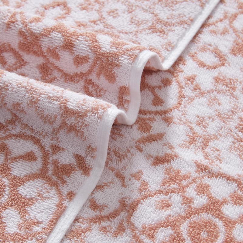 Jessica Simpson Aziza Collection Patterned Bath Towels, Set of 4