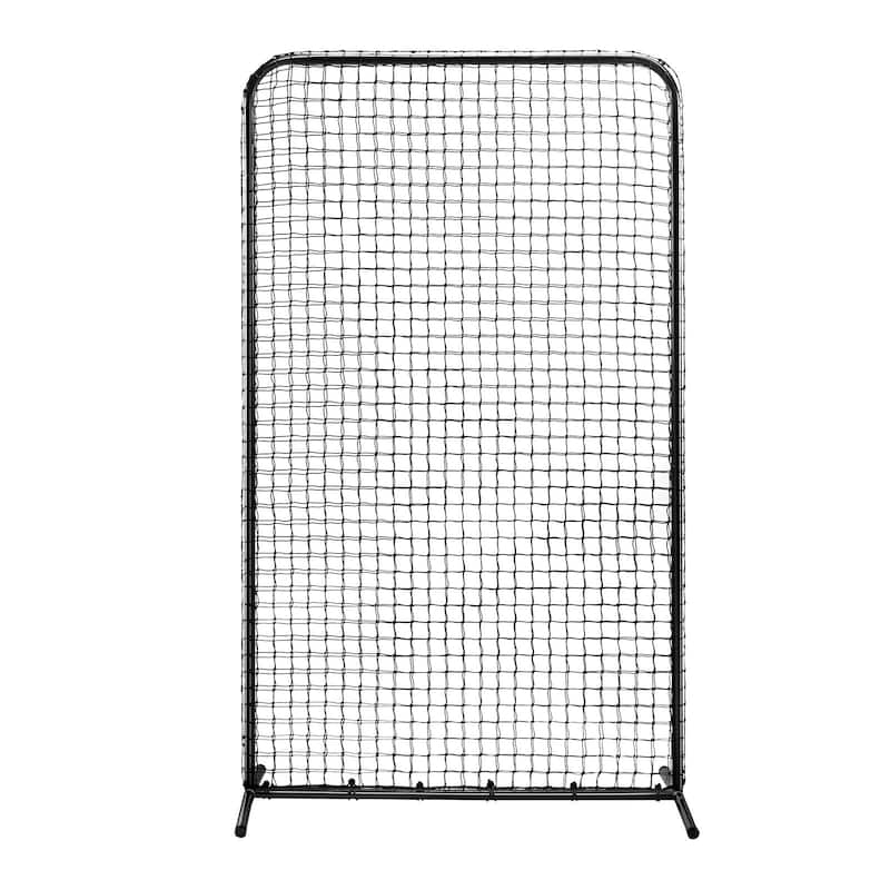 7x4 Feet Portable Batting Baseball and Softball Safety Screen with Carry Bag and Steel Pipe Frame