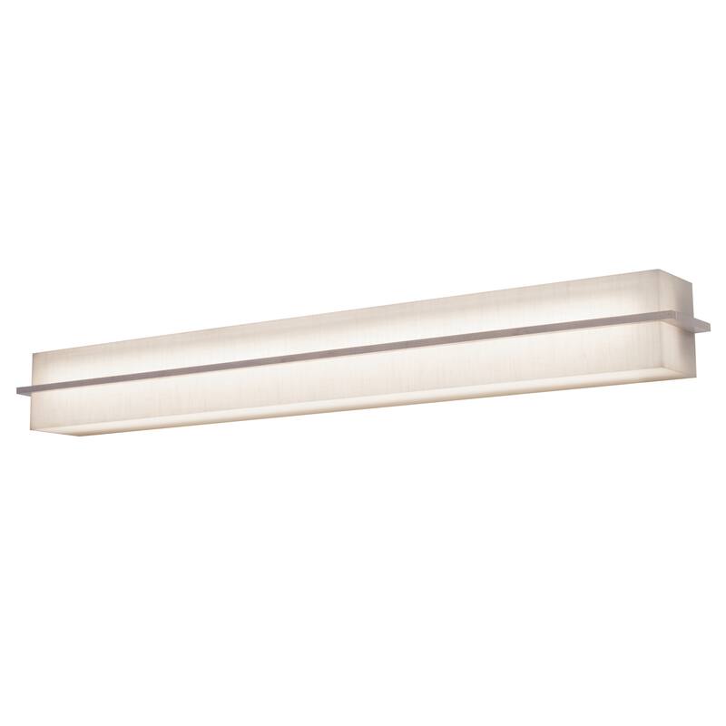 Apex 27" LED Vanity - Linen White/Weathered Grey