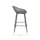 preview thumbnail 9 of 14, Jamesdar Kurv Mid-Century Modern Low-Back Counter Stool, Set of 2, Indoor/Outdoor - Set of 2