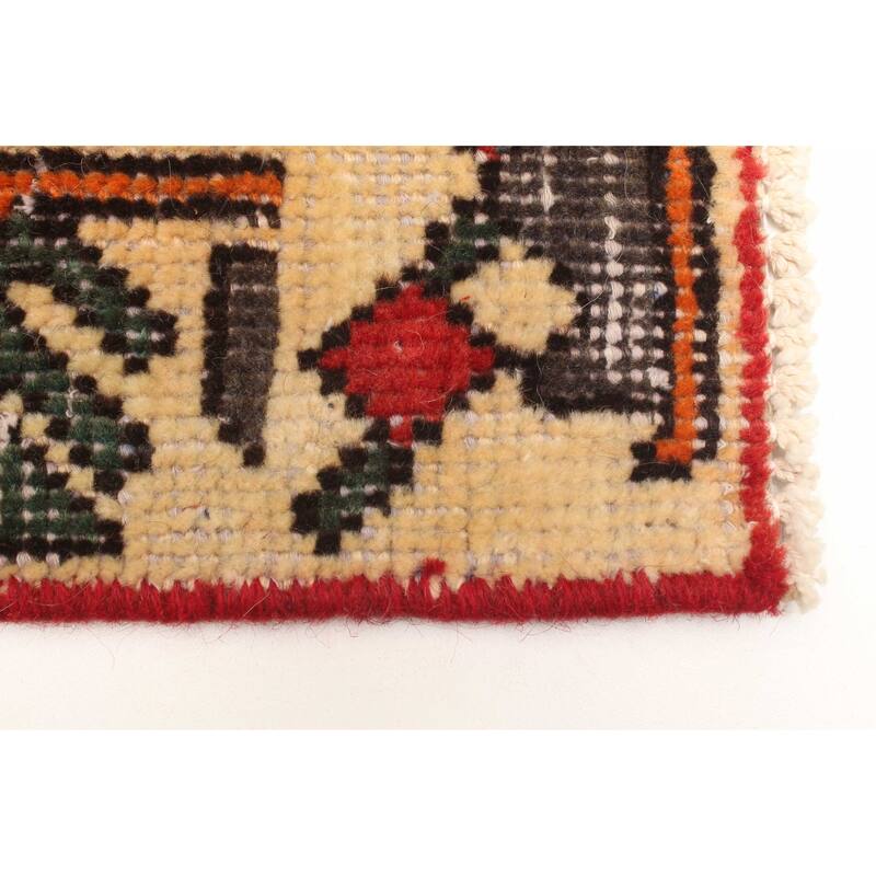 ECARPETGALLERY Hand-knotted Antalya Vintage Red Wool Rug - 4'10 x 6'4