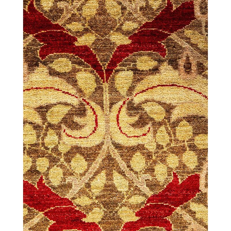 Overdyed, One-of-a-Kind Hand-Knotted Area Rug - Brown - 8' 2" x 10' 0"
