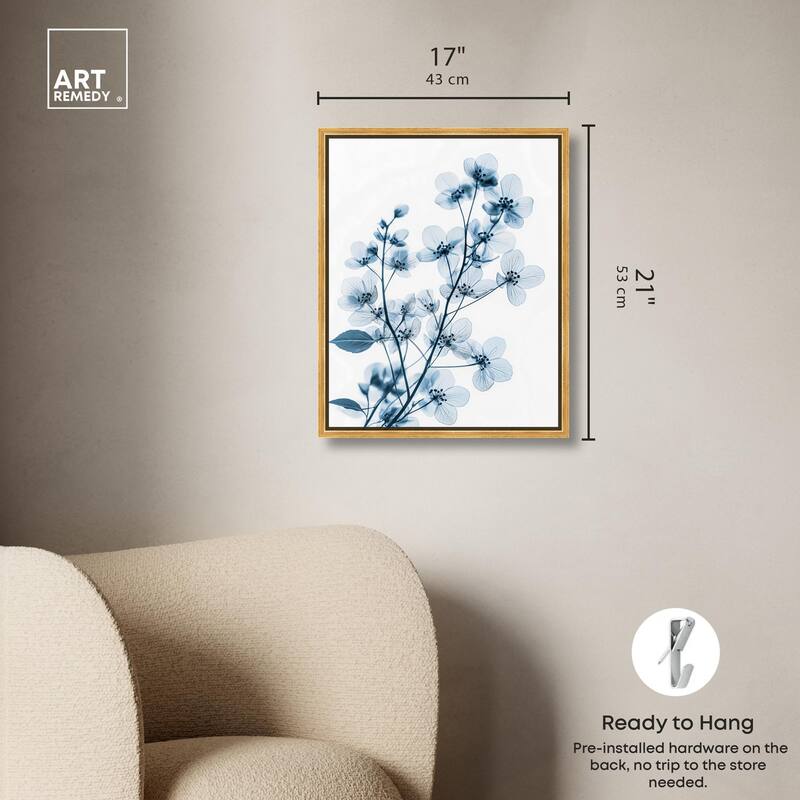 Translucent Petals I Canvas by Art Remedy