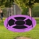 preview thumbnail 3 of 21, Outdoor and Indoor 40-Inch Flying Saucer Tree Swing for Play and Fun - 40" ~ 63"