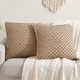 preview thumbnail 47 of 92, Boho Living Jada Braided Cotton/Jute Throw Pillows Beige - 20x20 Set of 2