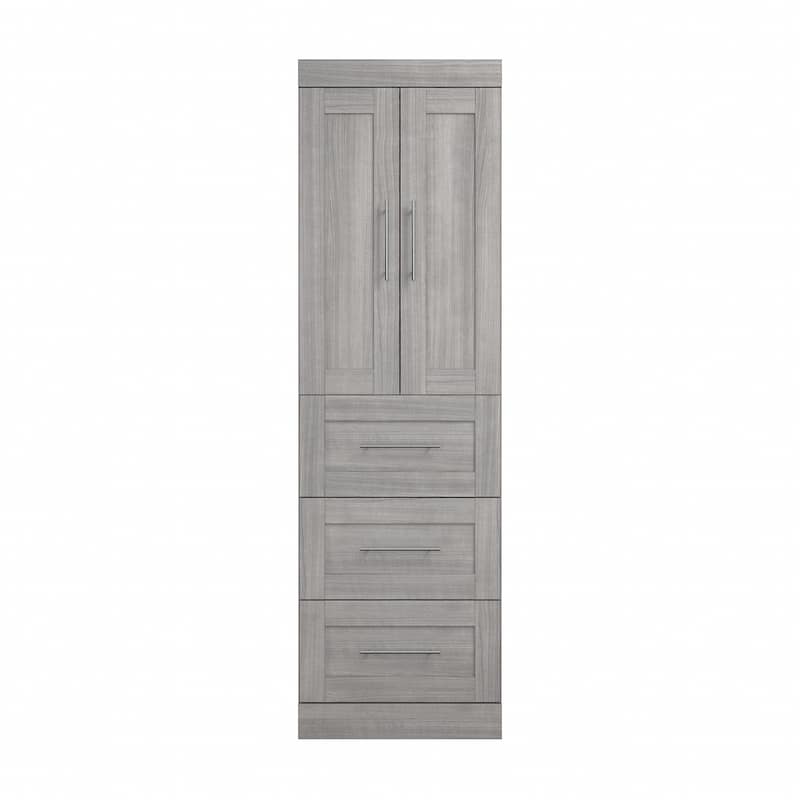Pur 25W Wardrobe with Drawers by Bestar - Wardrobe with Drawers