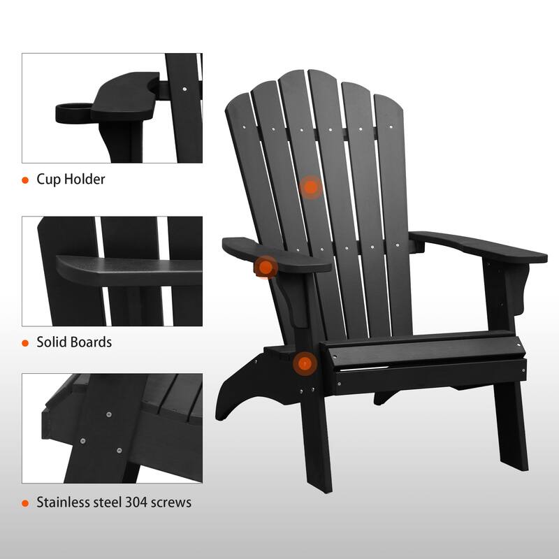 Polystyrene Adirondack Chair-Used