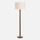 preview thumbnail 1 of 4, Uttermost Keros Dark Oak Floor Lamp