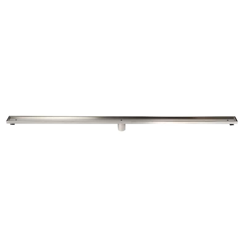 ALFI brand 59" Stainless Steel Linear Shower Drain with No Cover