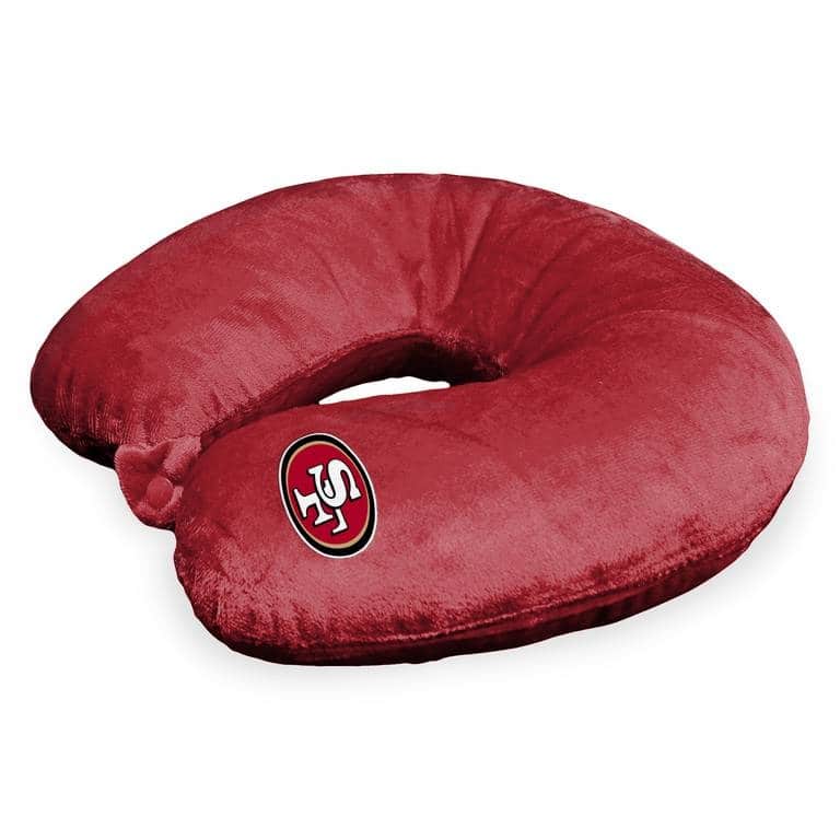 NFL Red Travel Neck Pillow