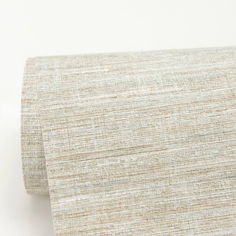 Warner Cogon Taupe Distressed Texture Wallpaper
