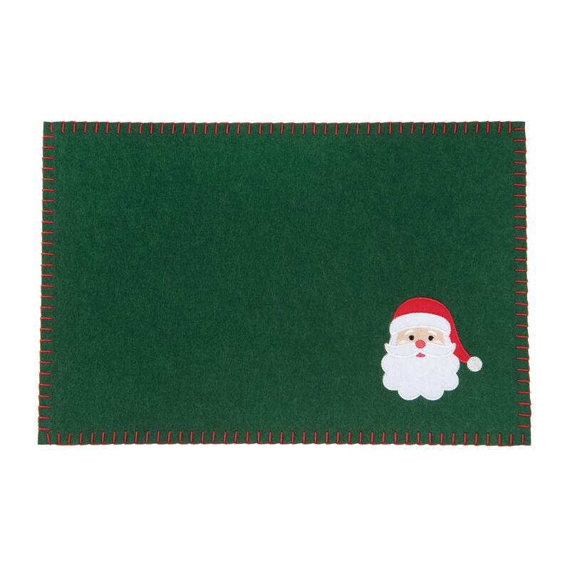 Santa Felt Placemat Set of 6