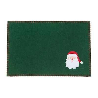 Santa Felt Placemat Set of 6