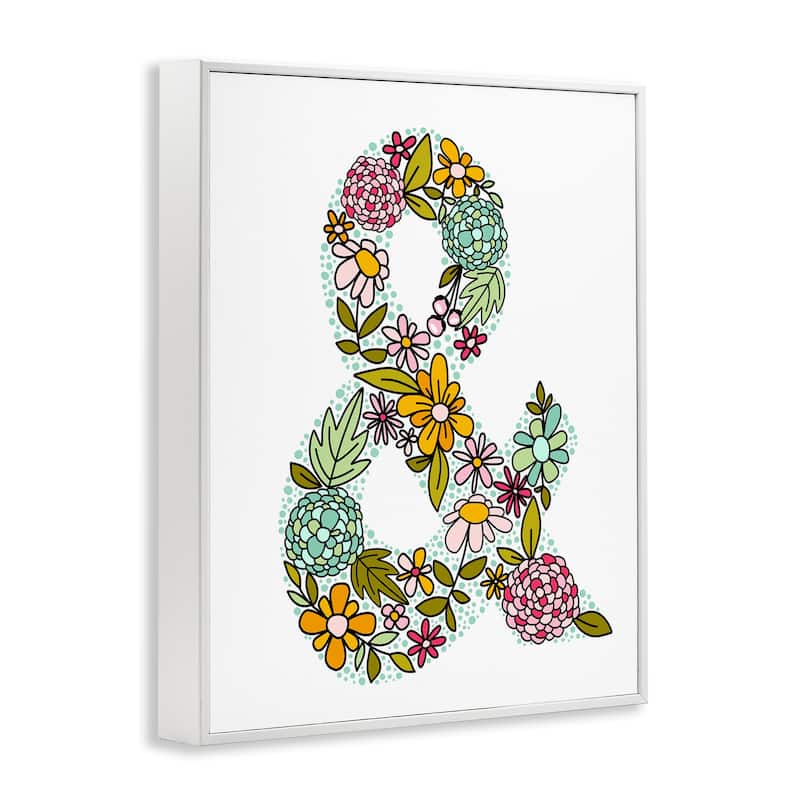 Stupell Hydrangea Florals Ampersand Framed Giclee Art Design By Mandy Ford Art + Illustration