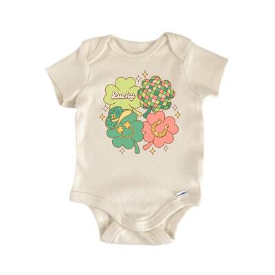 Lucky St. Patrick's Day -- Baby Boy Girl Clothes Infant Bodysuit Funny Cute Newborn