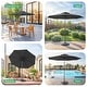 preview thumbnail 45 of 57, BONOSUKI LED Patio 9Ft Market Umbrella,Outside Deck Table Umbrella