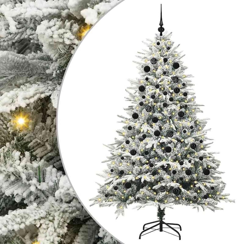 vidaXL Artificial Christmas Tree Green PVC