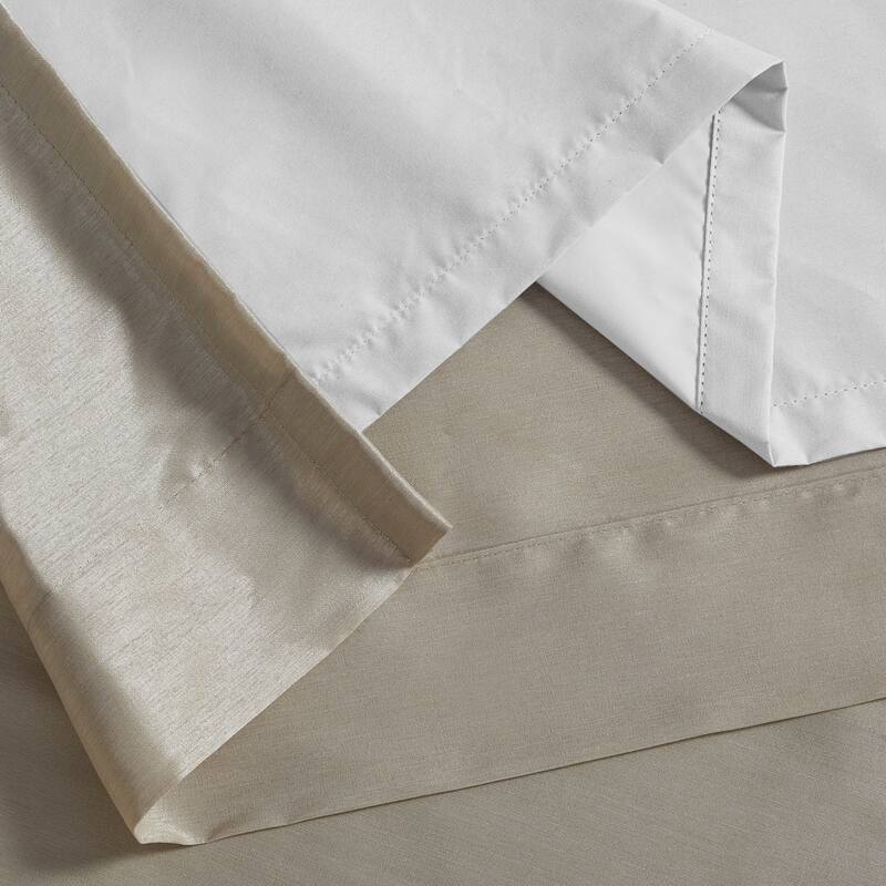 Madison Park Natalie Twist Tab Total Blackout Window Curtain Panel