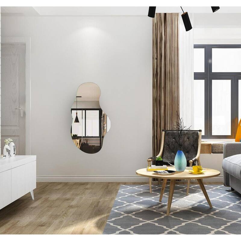 Asymmetrical Mirror, Decorative Frameless Irregular Mirror