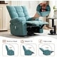 preview thumbnail 3 of 14, 360 Degree Swivel Rocking Single Sofa with Cup Holders