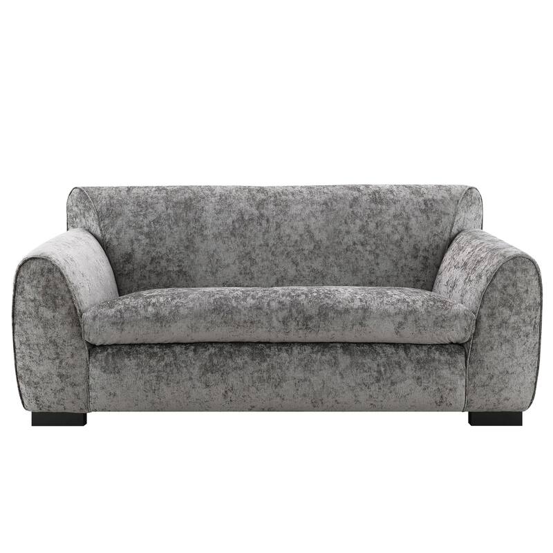 Furniture of America Corwin Modern Bench Style Loveseat with OEKO TEX Certified Fabric