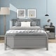 preview thumbnail 3 of 5, Grey Full Bed with Headboard, Footboard, Nightstand for Kids, Teens, Adults