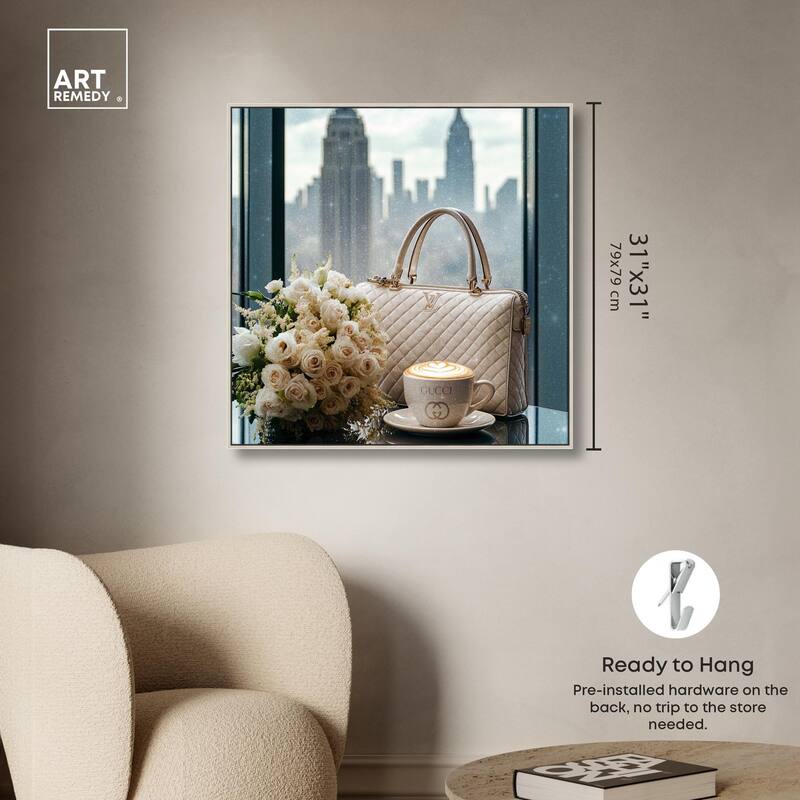 Glam by the Window New York Canvas by Art Remedy