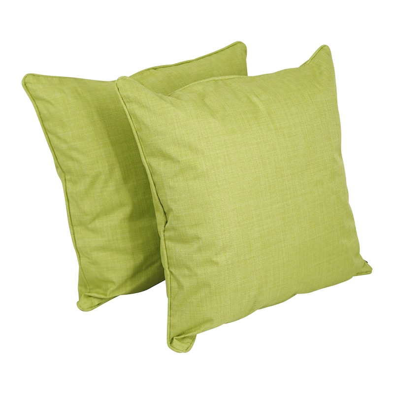 Delaney 25-inch Indoor/Outdoor Throw Pillow (Set of 2) - Lime