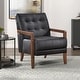 preview thumbnail 2 of 71, Leland Leather Match Accent Chair