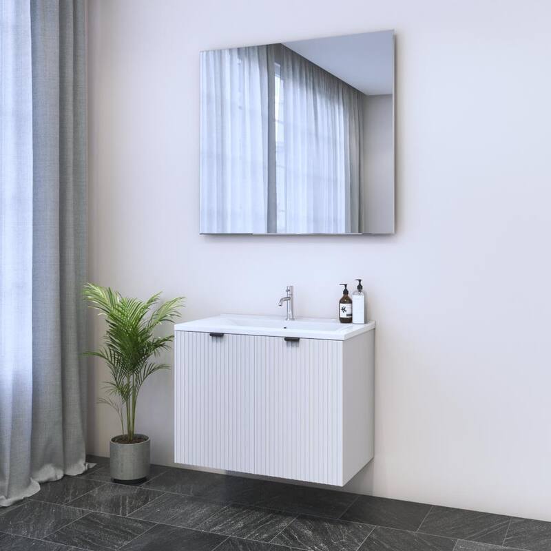 Nicole 2D 80 Floating Bathroom Vanity (32" Width)