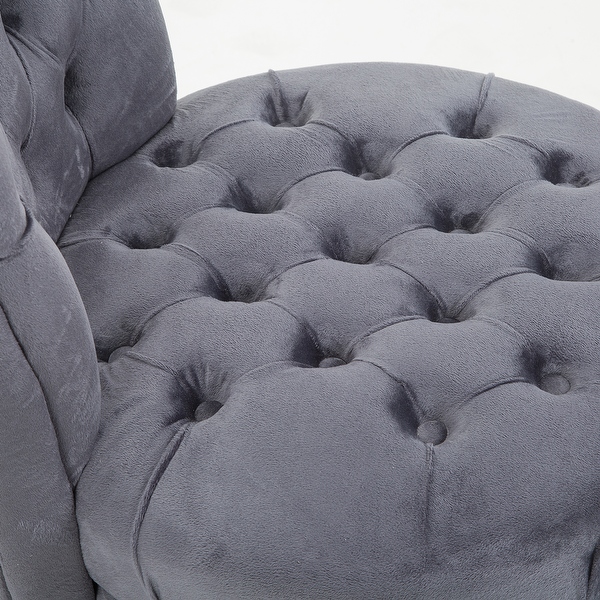 Homcom tufted high back accent chair store