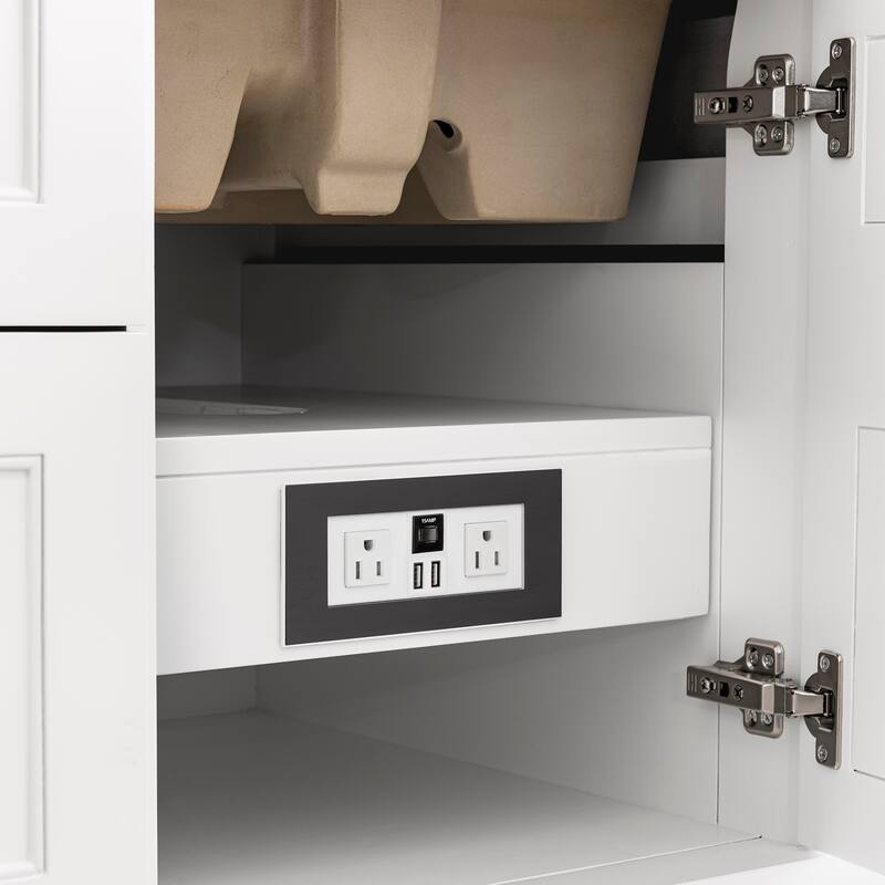 James Martin Vanities Breckenridge 48" Single Vanity, Bright White