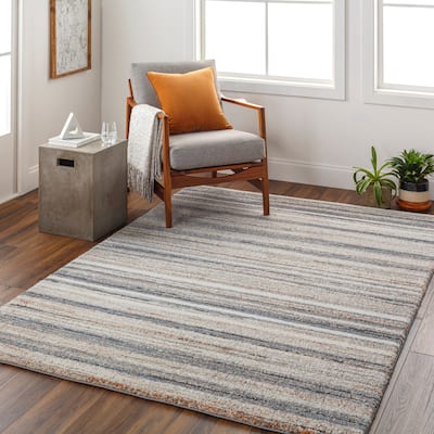 Artistic Weavers Kelebek Modern Striped Plush Area Rug